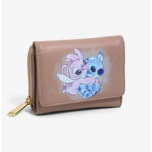 LOUNGEFLY STITCH AND ANGEL WALLET